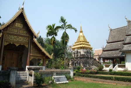 Bild vom Wat Chiang Man von aussen